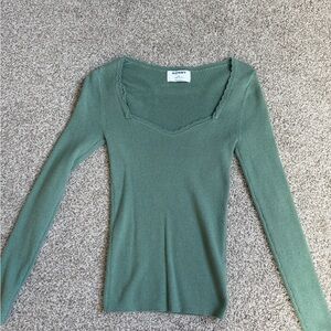 Old Navy Sage Green Long Sleeve Top